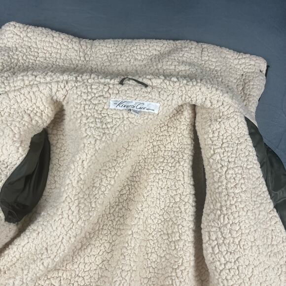 Kenneth Cole G-III Sherpa Lined Quilted Puffer Full Zip Mid Length Jacket W-01 - Picture 6 of 13